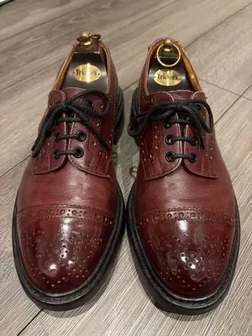 트리커스 세미 브로그 버건디 사이즈 8 정품 슈트리 부속