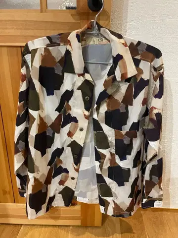 NANO universe LB.03 아트 페인트 패턴 셔츠