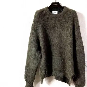 CLANE 클라네 볼륨 샤기 모헤어 니트