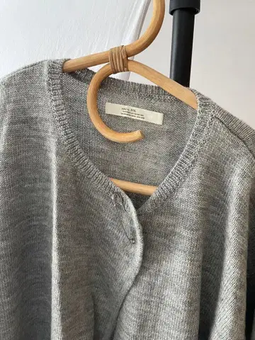 SOIL 그레이 오버 사이즈 가디건 프리 사이즈