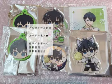 [블루 록] 아크릴 스탠드 얼굴 러버 스트랩 특전 이사기 요이치