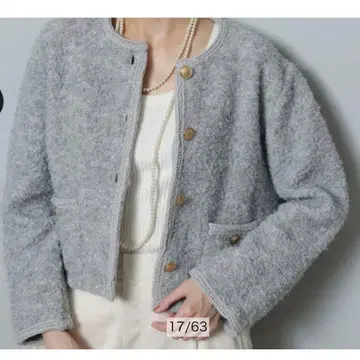 아르페쥬 스토리 Arpagestory 트위디 니트 자켓