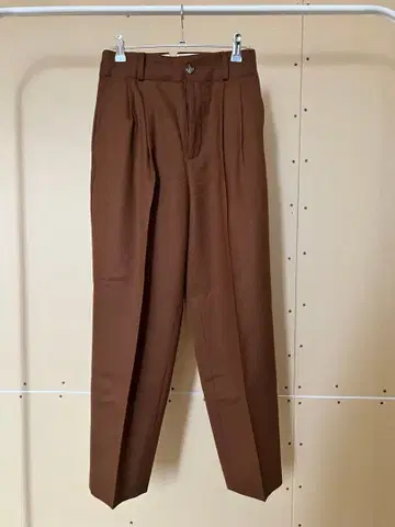 SLOBE IENA 슬로브 이에나 삭소니 턱 팬츠 36