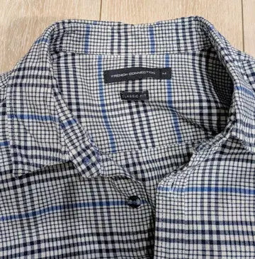 FRENCH CONNECTION M 클래식 핏 체크 셔츠