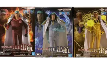 원피스 THE 출항 LOGIA 볼사리노 사카즈키 쿠잔 3개 세트