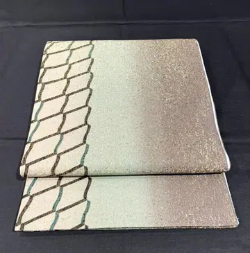 [ 연말연시 외출용 ] 미사용 순수 실크 전통 후쿠로 오비