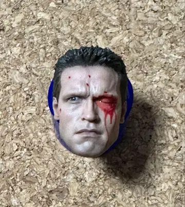 1/6 터미네이터1 T800 헤드 핫토이즈 슈왈제네거