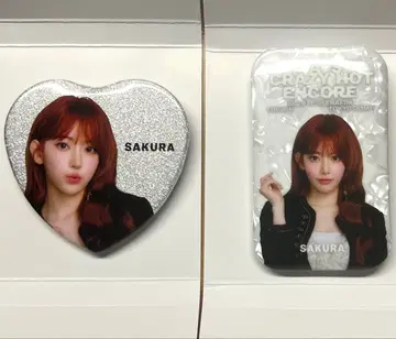 르세라핌 EASYCRAZYHOT 도쿄돔 캔뱃지 사쿠라