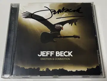 JEFF BECK EMOTION & COMMOTION 사인 포함