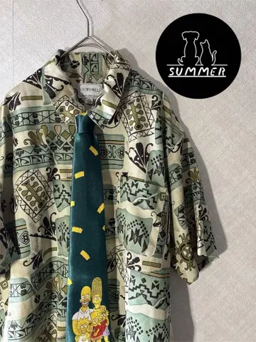 구제 의류 summer 넥타이 셔츠 2개 세트