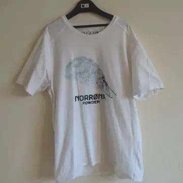 NORRONA 스키 그래픽 T셔츠 화이트