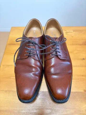 리갈 가죽 신발 REGAL 브라운 가죽 드레스 슈즈 25 1/2