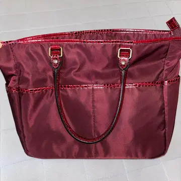 [ 새상품, 미사용 ] Andrea Rossi 버건디 토트백
