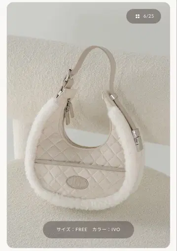 Darich 퀼팅 하프문 백