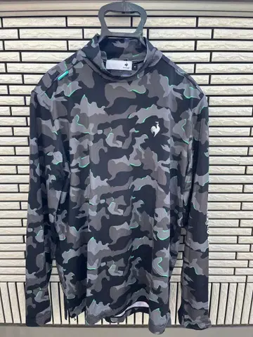 Ie coq sportif LCS 카모 패턴 컴프레션 셔츠