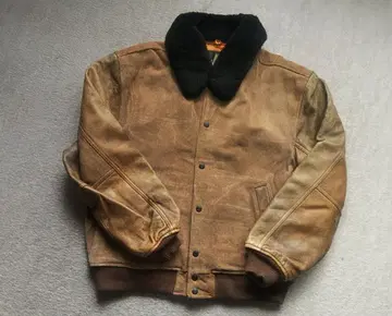 Mr.JUNKO 스웨이드 바시티 자켓