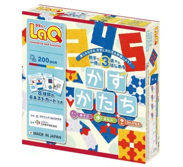 라큐 (LaQ) 새상품 수와 모양 200피스