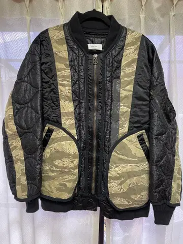 [ 새상품급 ] FACETASM 파세타즘 MA-1 다운 자켓 카모플라쥬