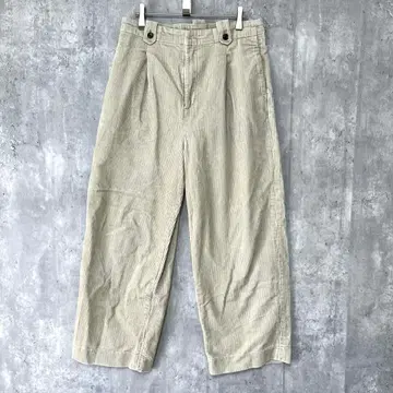 아메리칸 홀릭 코듀로이 와이드 팬츠 심플 캐주얼 루즈핏