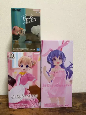 피규어 3체 세트 아냐 코코아 하뉴