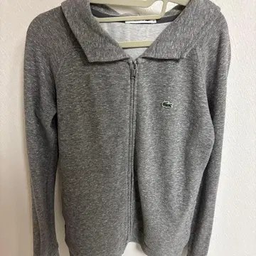 라코스테 카라 부착 후드티 맨투맨