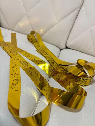 Mrs. GREENAPPLE 후쿠오카 공연 은색 테이프 바벨탑 2종