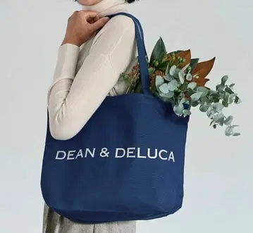 DEAN & DELUCA 차리티 토트 라피스 블루 L 사이즈