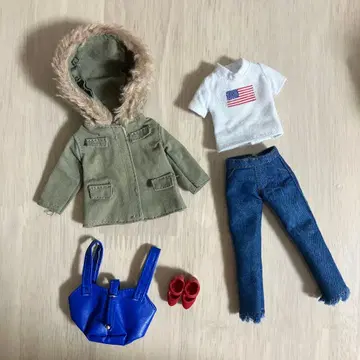 리카짱 리카 비쥬 드레스 세트 스트릿 워크