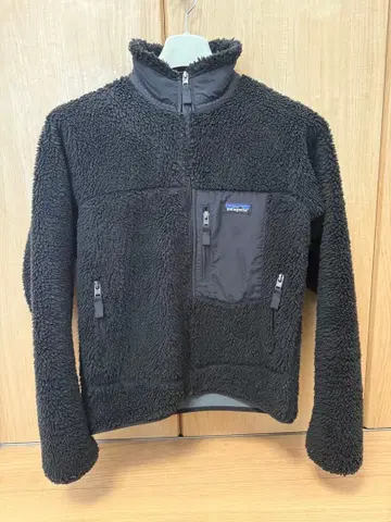 플리스 자켓 블랙