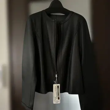 블랙 가죽 노카라 자켓 리버서블 택 포함 새상품