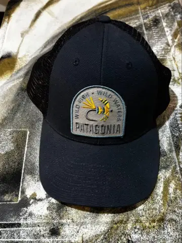 Patagonia 블랙 메쉬 캡 모자 38337SP21