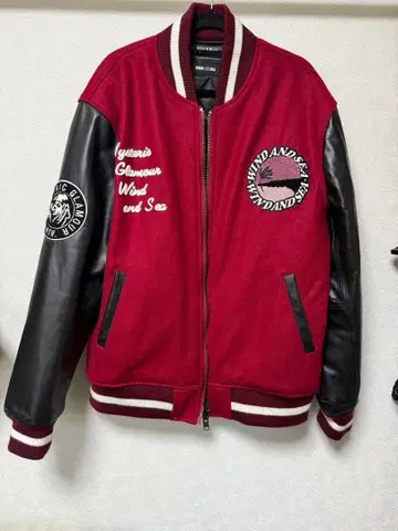 WIND AND SEA HYSTERIC GLAMOUR 바시티 자켓 XL