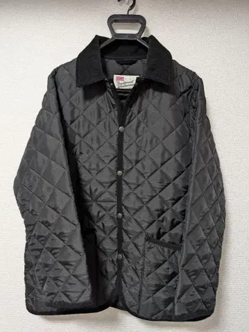 Traditional Weatherwear 블랙 퀼팅 자켓 40