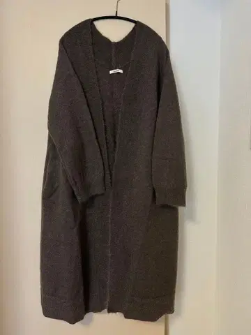 Snidel (스나이델) 브라운 롱 가디건 F 사이즈