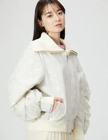 LILY BROWN 오간자 컷 JQ 블루종