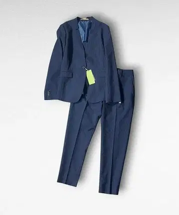 새상품 ORIHICA RHYME 노카라 스트라이프 수트