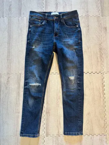 ZARA 스키니 데님 다크 블루