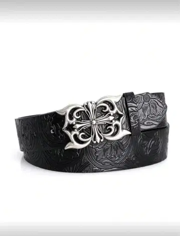 [ 새상품 ] 벨트 스트릿 y2k 인조 가죽 크로스 십자가 블랙