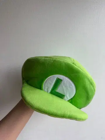 루이지 캐릭터 모자 그린 컬러 usj