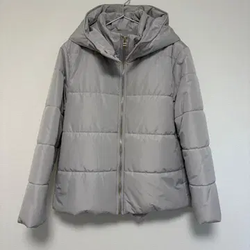 [ 컨디션 최상 ] 그레이 후드 부착 충전솜 블루종 M 사이즈