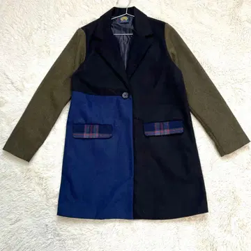 스칼라 코트 아우터 귀여운 디자인 네이비 블랙 카키