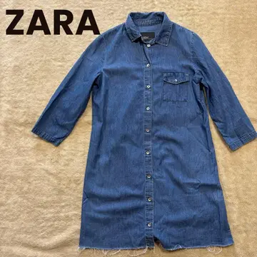 ZARA TRAFALUC 자라 트라팔룩 데님 셔츠 라이트 블루