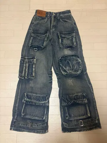 KsG 카고 데님 팬츠 S