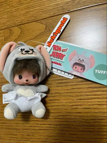 몽치치 x 톰과 제리 얼굴 큰 SS 키체인 태피