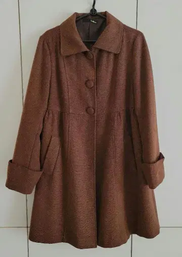 롱 코트 브라운 M 사이즈