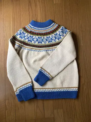 빈티지 노르딕 니트