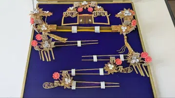 신부 헤어콤 금속