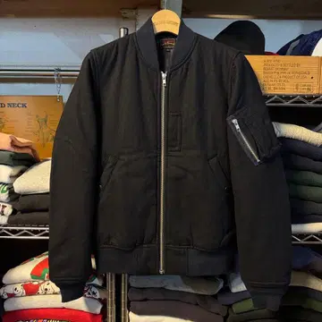 FIELDMAN 울 탱커 자켓 풀 집업 다크 네이비 네이비