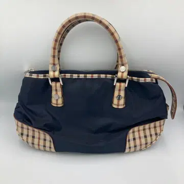 [ 5833 ] DAKS 체크 무늬 토트백