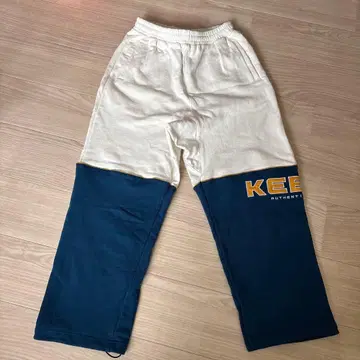 KEDO 스웨트 팬츠 화이트/네이비